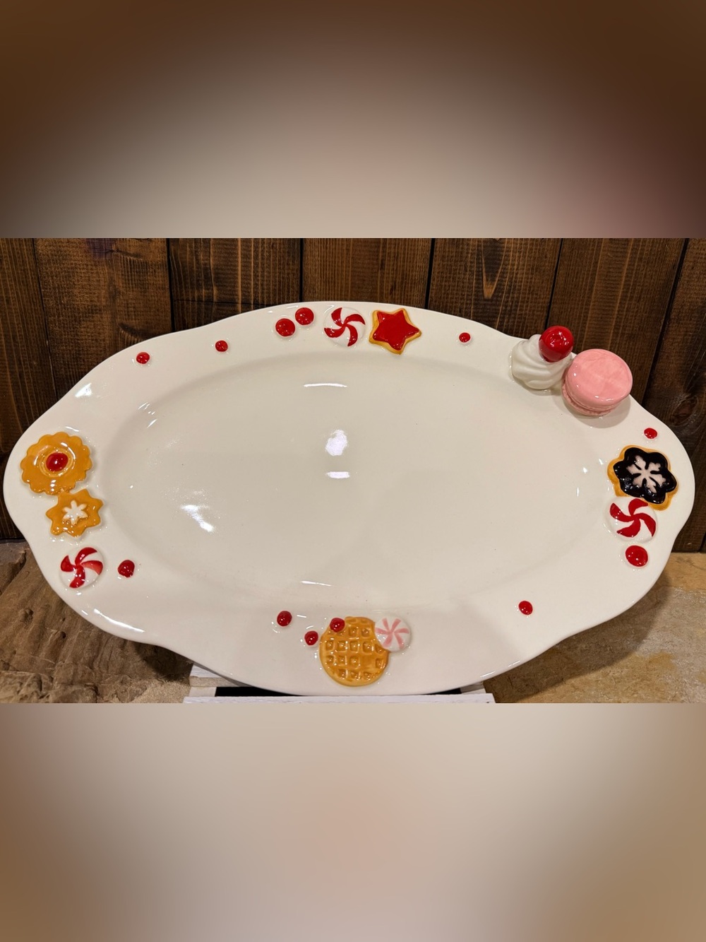 Christmas Dessert Serving Platter